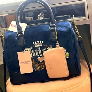 Juicy Couture | Regal Blue Heritage Satchel Bag |